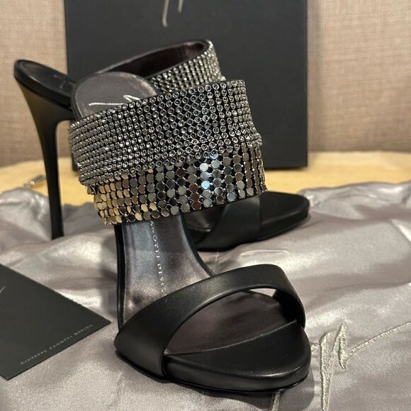 -Giuseppe Zanotti Coline embellished sandals size EU36( US 6)and EU 35,5( US5,5) - Picture 2 of 14